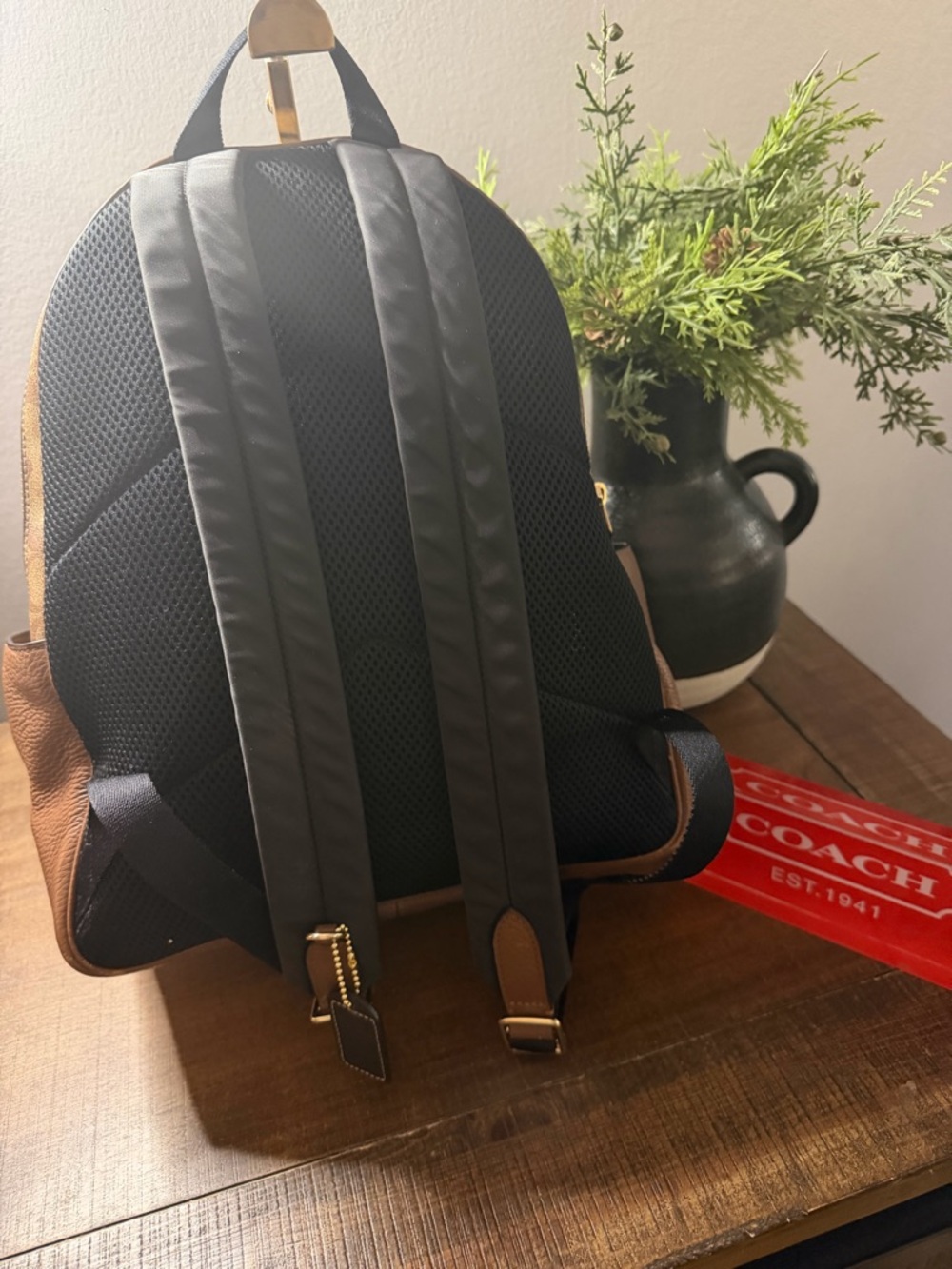 Coach Court Signature Backpack - Picture 2 of 16